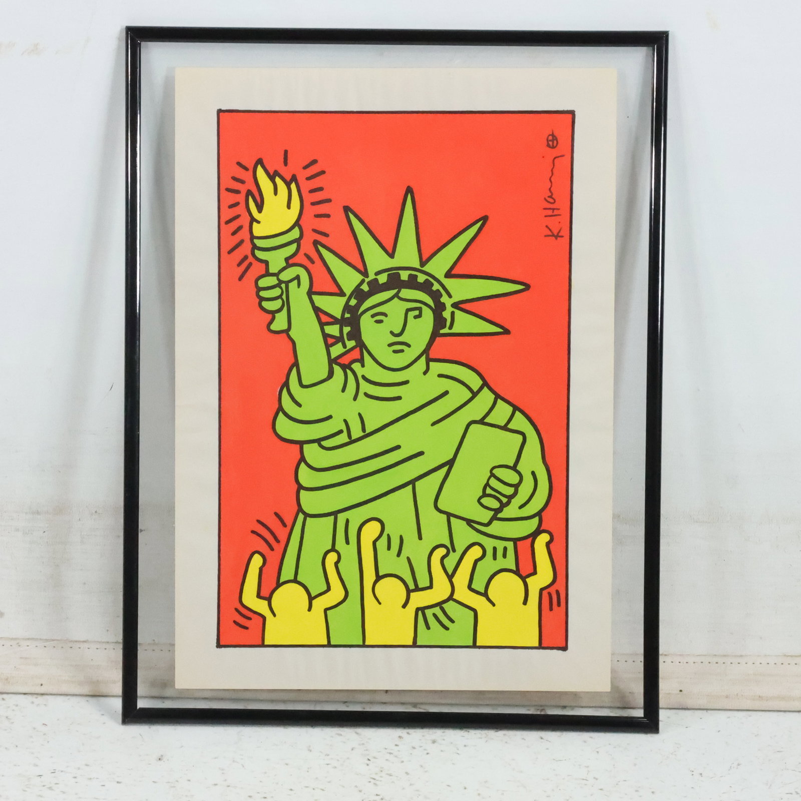 Keith Haring(after); 20thC. Felt -Tip Drawing (1 of 20)