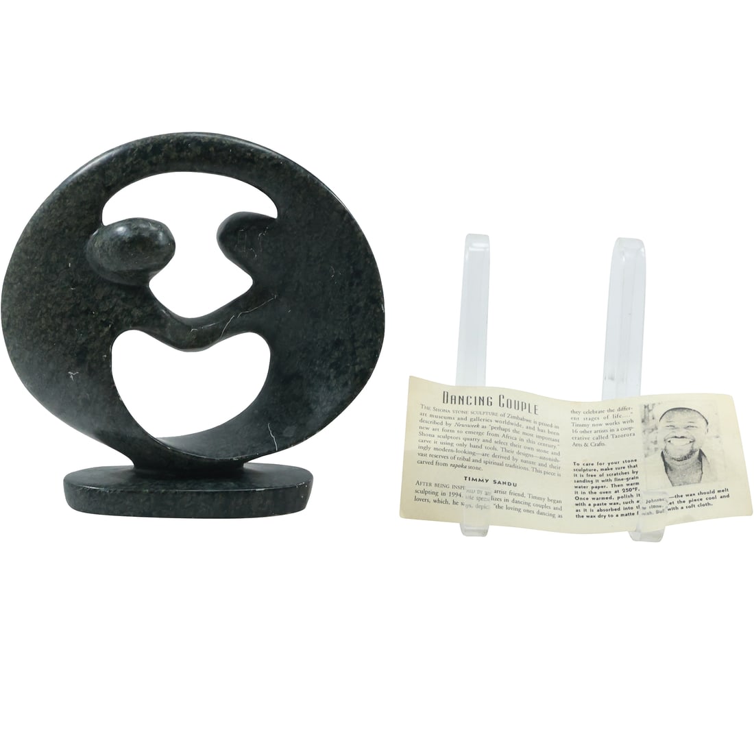 Timmy Sandu "Dancing Couple" Marble Composite Mid-Century Modern Sculpture and Biography (1 of 20)