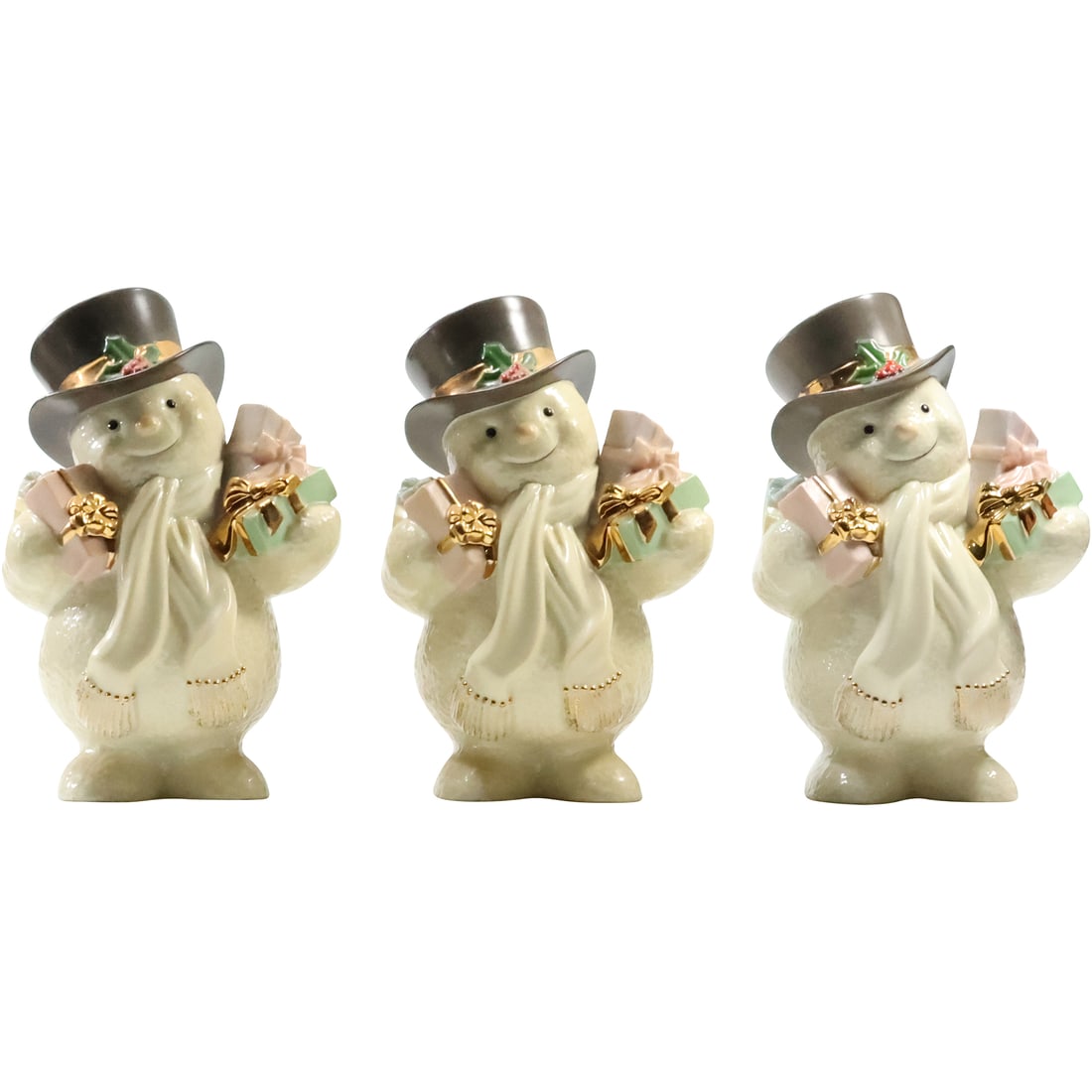 [3] LENOX Fine Porcelain "Special Delivery" SNOWMAN Figures 6.5 in. height (1 of 18)