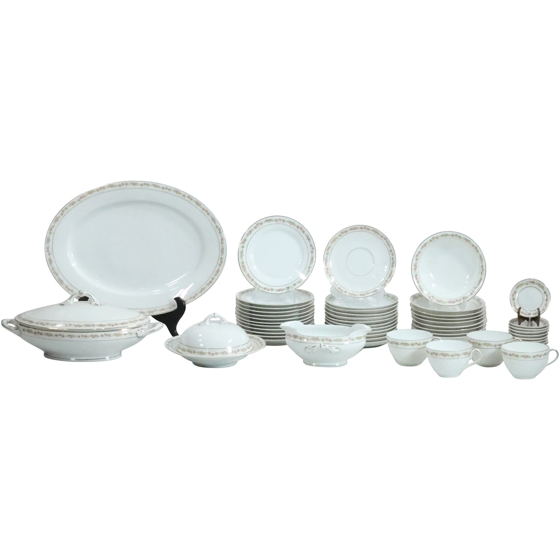 50 Pieces M&Z AUSTRIA Fine Porcelain Dinnerware (1 of 20)