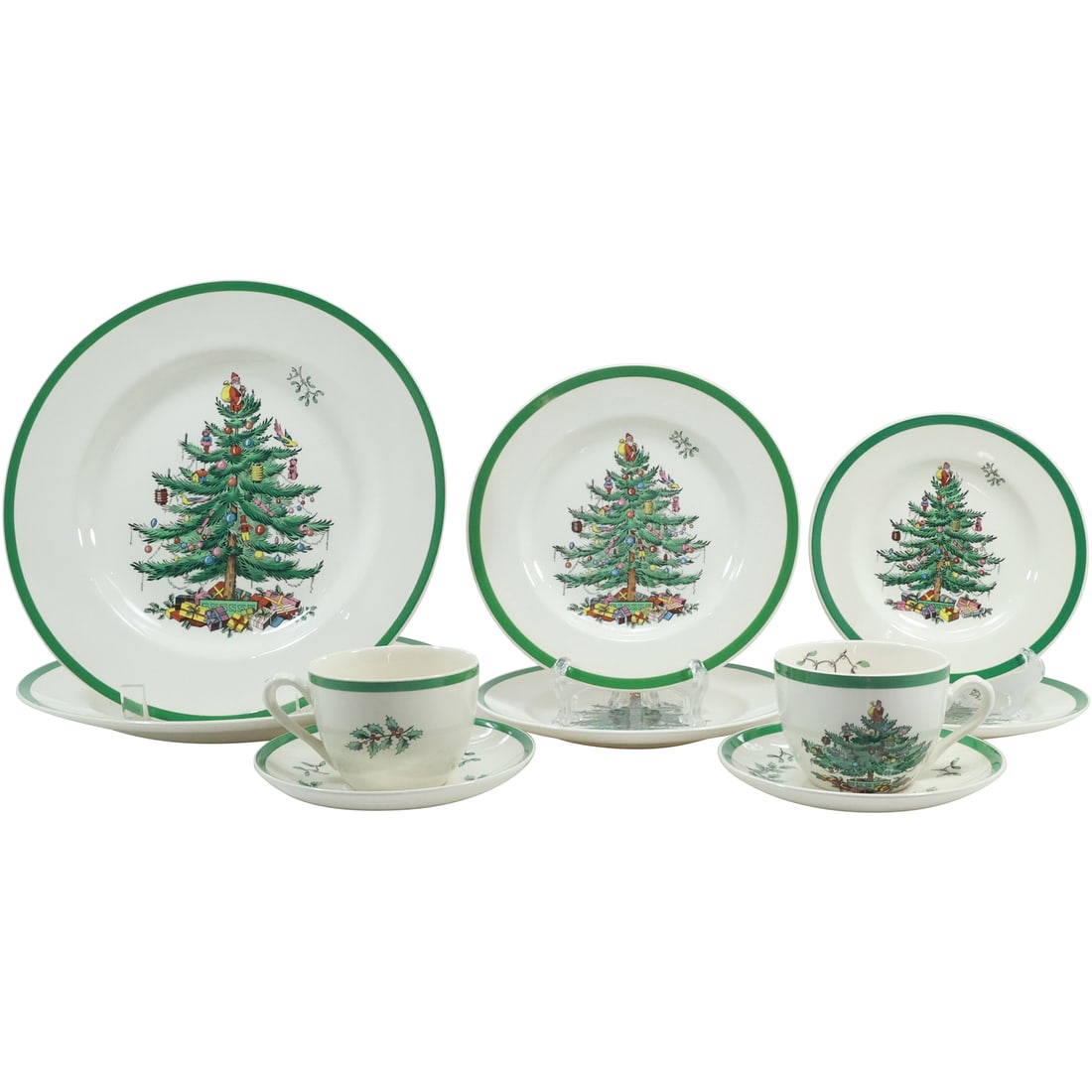SPODE Christmas Porcelain [2] Place Settings in Boxes each having 5-Pieces (1 of 20)