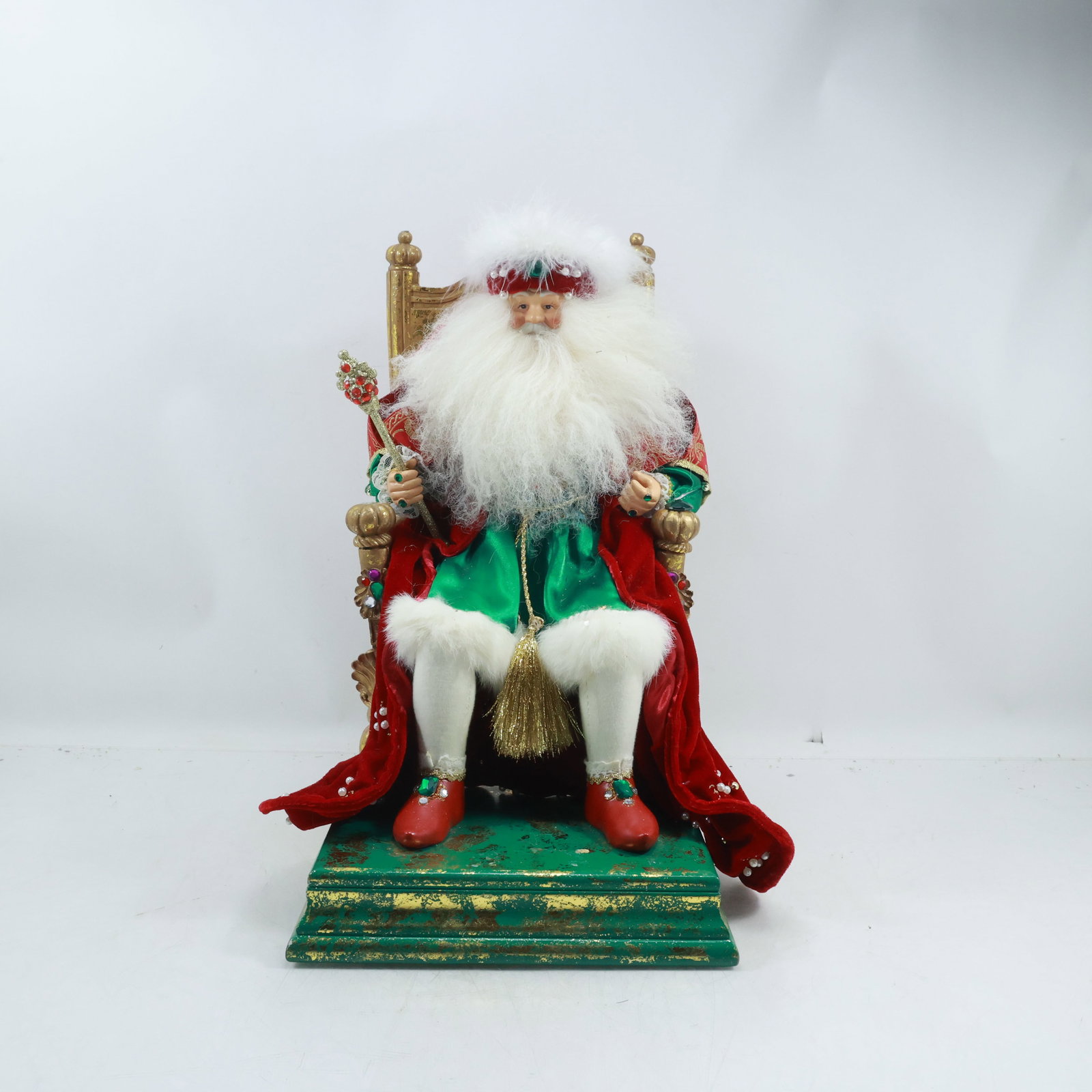 Christopher Radko, Santa Claus Seated in Throne Chair, Musical, Limited Edition #58/600 (1 of 20)