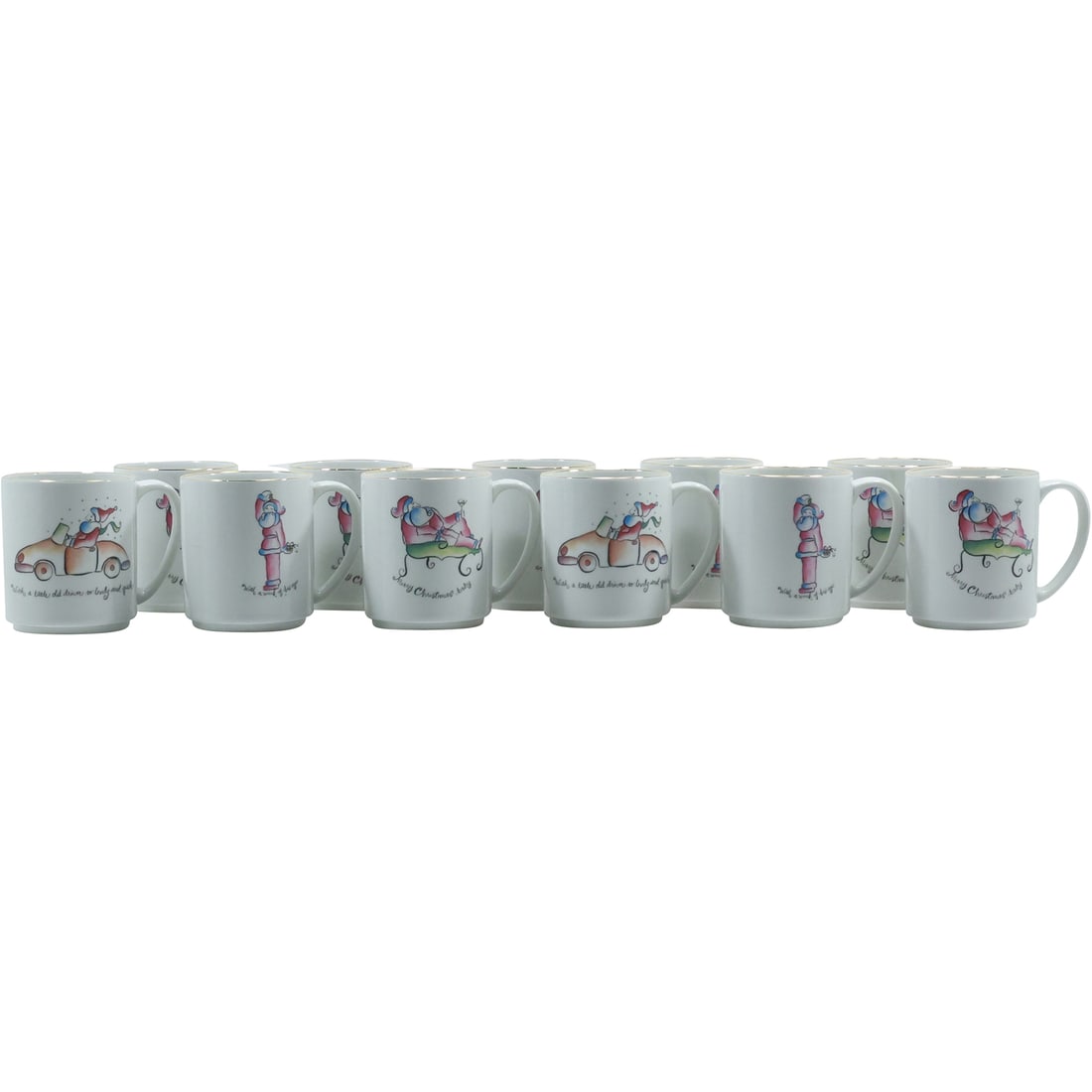 [11] Rosanna Italy Novelty Whimsical Christmas Holiday Porcelain Mugs (1 of 20)