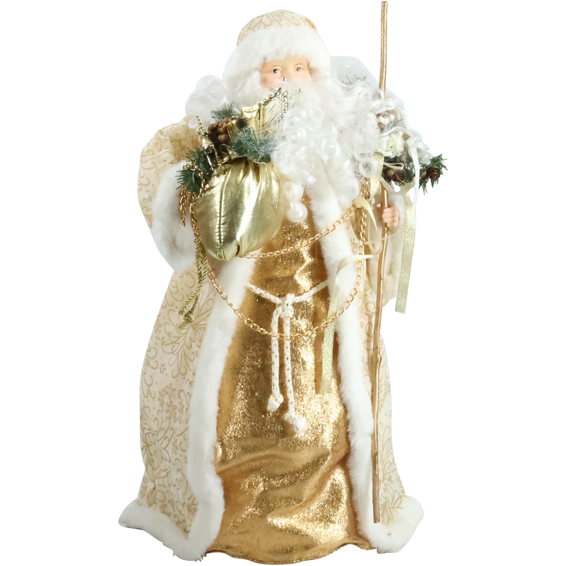 28 inches Height SANTA /ST. NICHOLAS Decorative Figure in Gold Outfit (1 of 20)