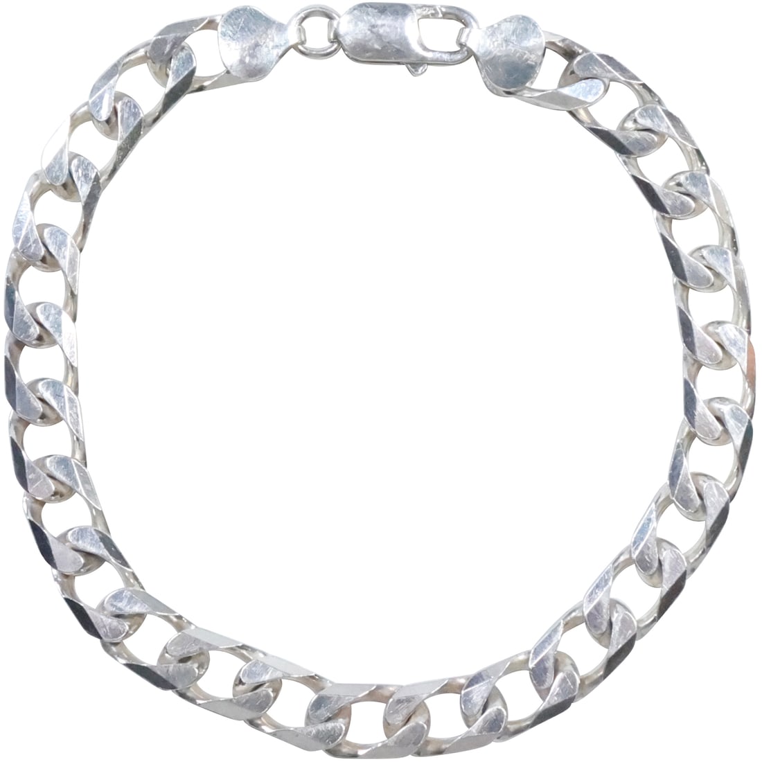 925 Sterling Silver Italy Ka 1772 Link Bracelet Weighs 25.3 Grams