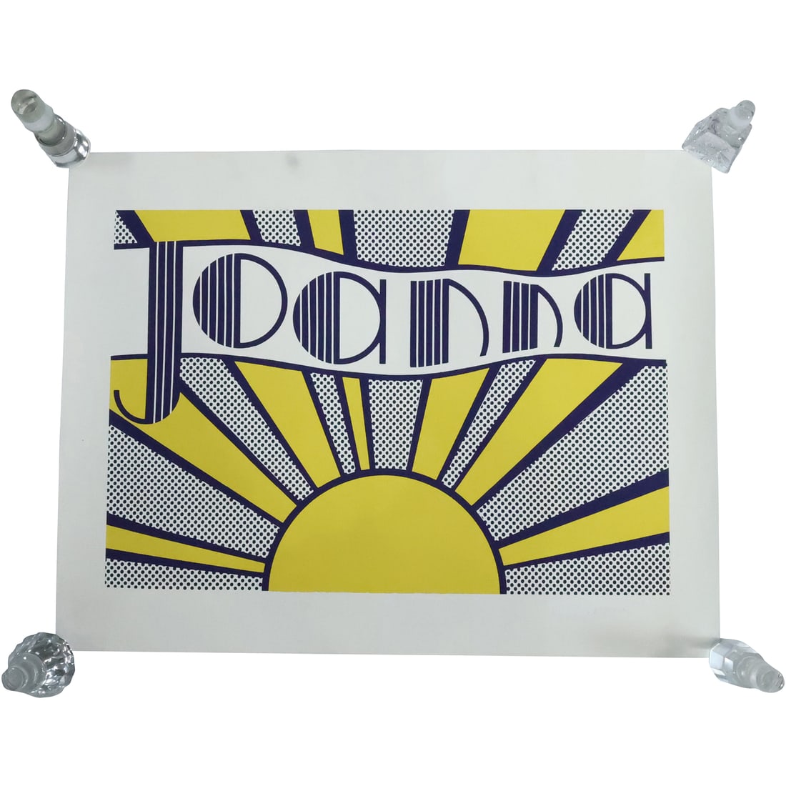 Roy Lichtenstein, "Joanna", Lithograph Print 20.25 inches x 26.25 inches (1 of 20)