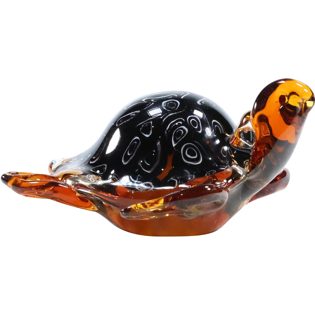 Murano Art Glass SEA TURTLE Figure Sculpture 3 in. x 5.75 in. x 6 in. (1 of 17)