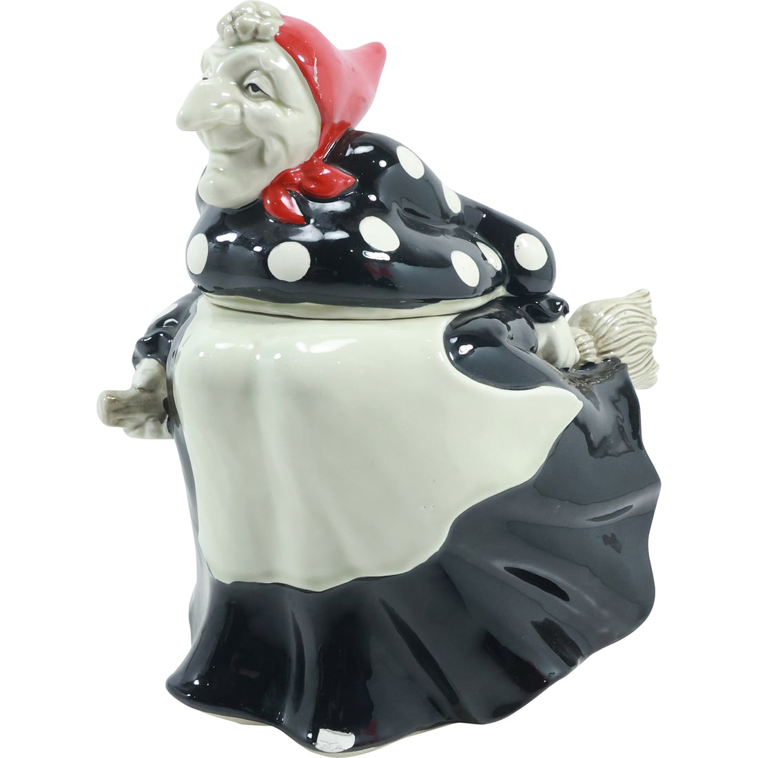Fitz and Floyd Ceramic WITCH Figurative Cookie Jar 10.5 in. height x 10 in. wide (1 of 20)