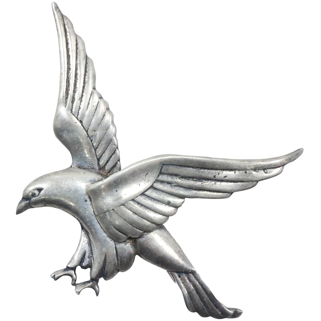 Sterling Silver Eagle Pin  weighs 36.5 grams, 4 in. x 3 in. (1 of 17)