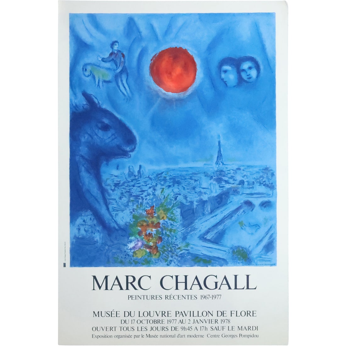 Marc Chagall (French/Russian, 1887-1985) Exhibition Poster: Peintures Recentes 1967-1977 (1 of 20)