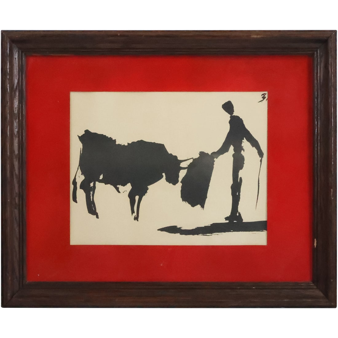 Pablo Picasso, Vintage Lithograph, The Bullfighter, Framed (1 of 20)