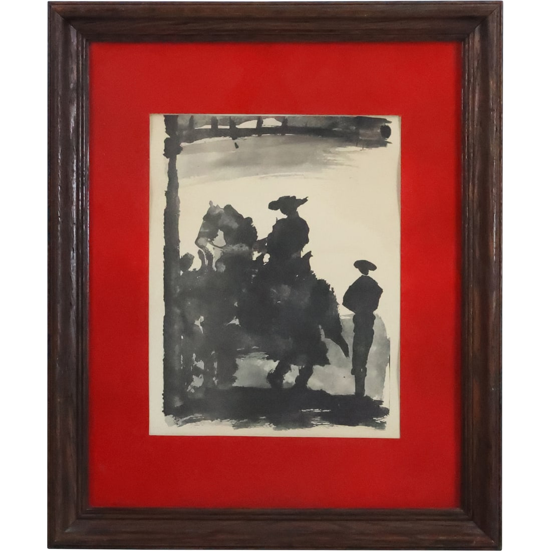 Pablo Picasso, Vintage Lithograph Untitled from Toros Y Toreros I, Framed (1 of 20)