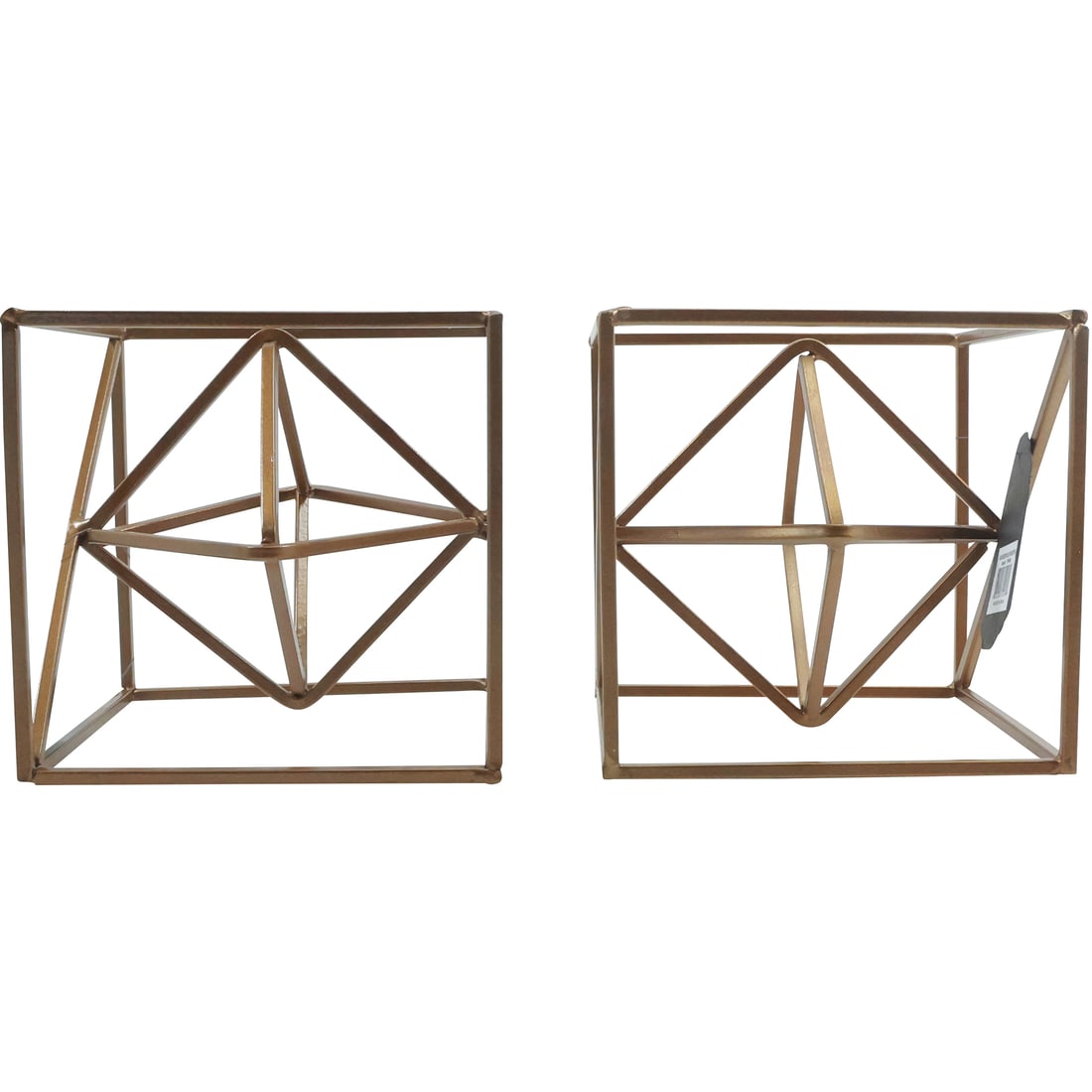 [2] Acacia Modern Design Metal Cubes Decorative Accessory 4.75 in. x 5 in. (1 of 18)