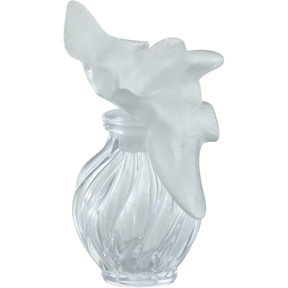 Lalique Crystal Small Decanter with Kissing Dove Stopper (1 of 17)