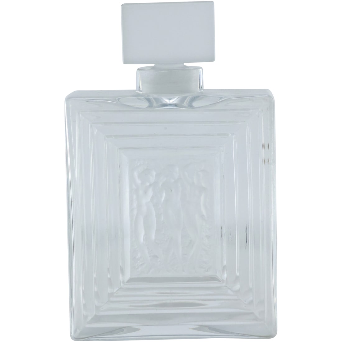 Rene Lalique Duncan No. 2 Three Nudes Crystal Glass Perfume Scent Bottle with Stopper (1 of 20)