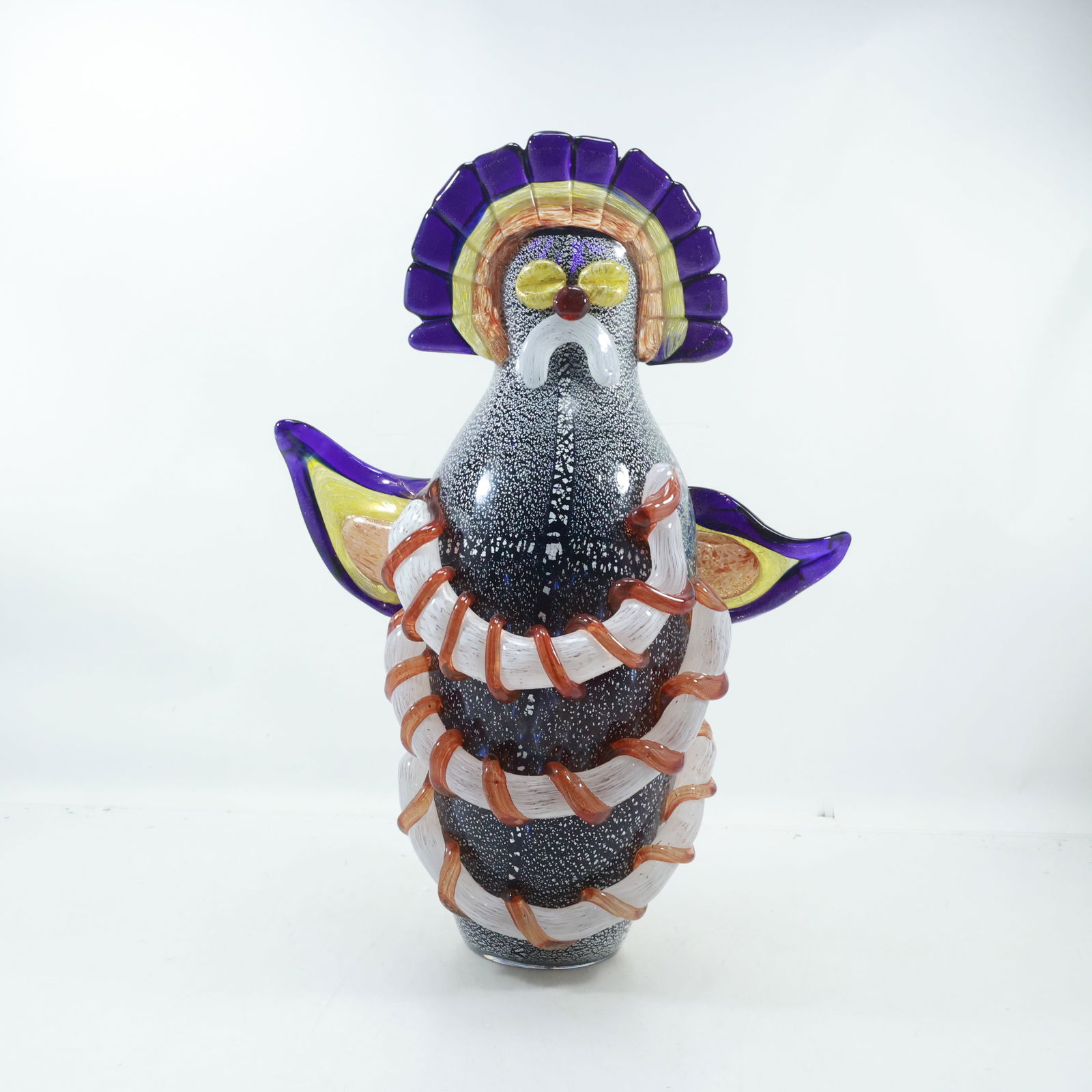 Rare Large Murano Italian Art Glass WALRUS Figurative Statue Sculpture Vase 19 inches height (1 of 20)