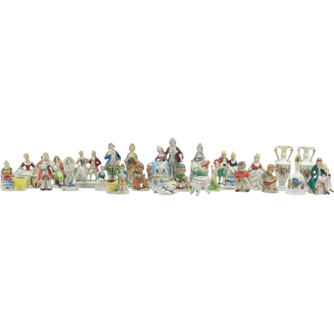 Estate Grouping Assorted 25 Vintage Porcelain Figurines and Knick Knacks (1 of 20)