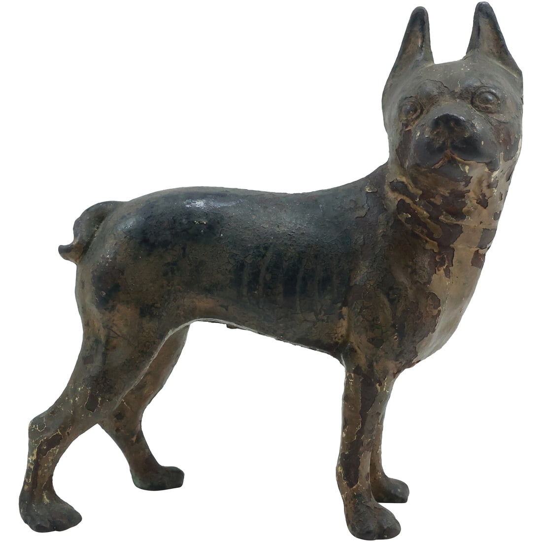 Antique Cast Iron Bull Dog Doorstop in Original Old Paint Finish 9 in. x 8 in. (1 of 18)