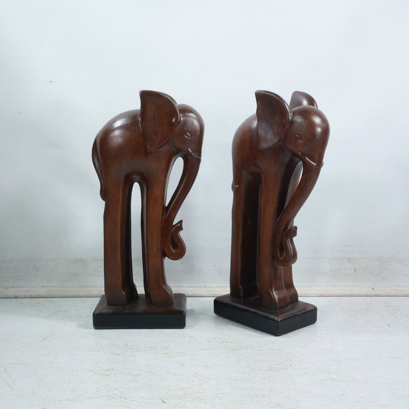 [2] Large Tall Ceramic Elephant Figure Statues 19.75 inches height (1 of 20)