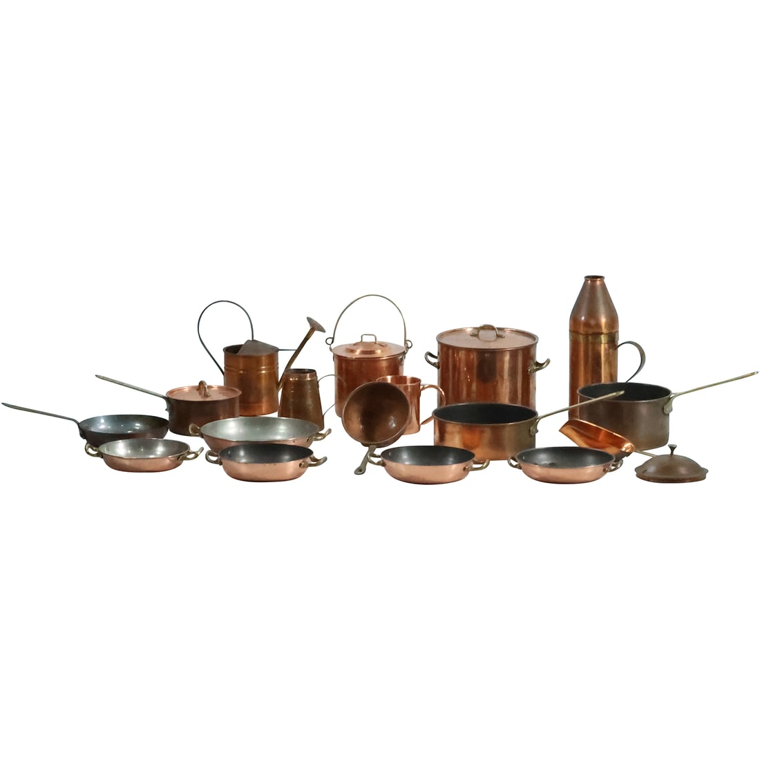 Estate Collection of 18 Assorted Pieces of Copper Cookware, Pots, Skillets, Etc. (1 of 19)