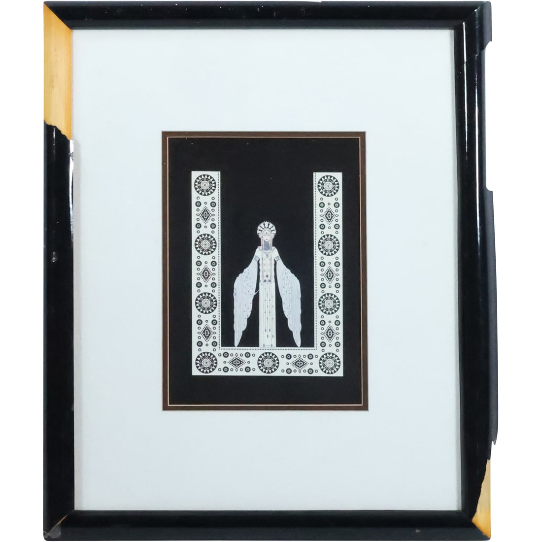 ERTE [Romain de Tirtoff, French / Russian 1892-1990] "Byzantine" Framed Serigraph Print (1 of 19)