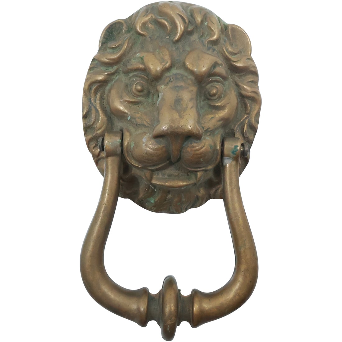 Bronze Cast Bronze Lion Face Door Knocker 7 in. x 4 in. (1 of 17)