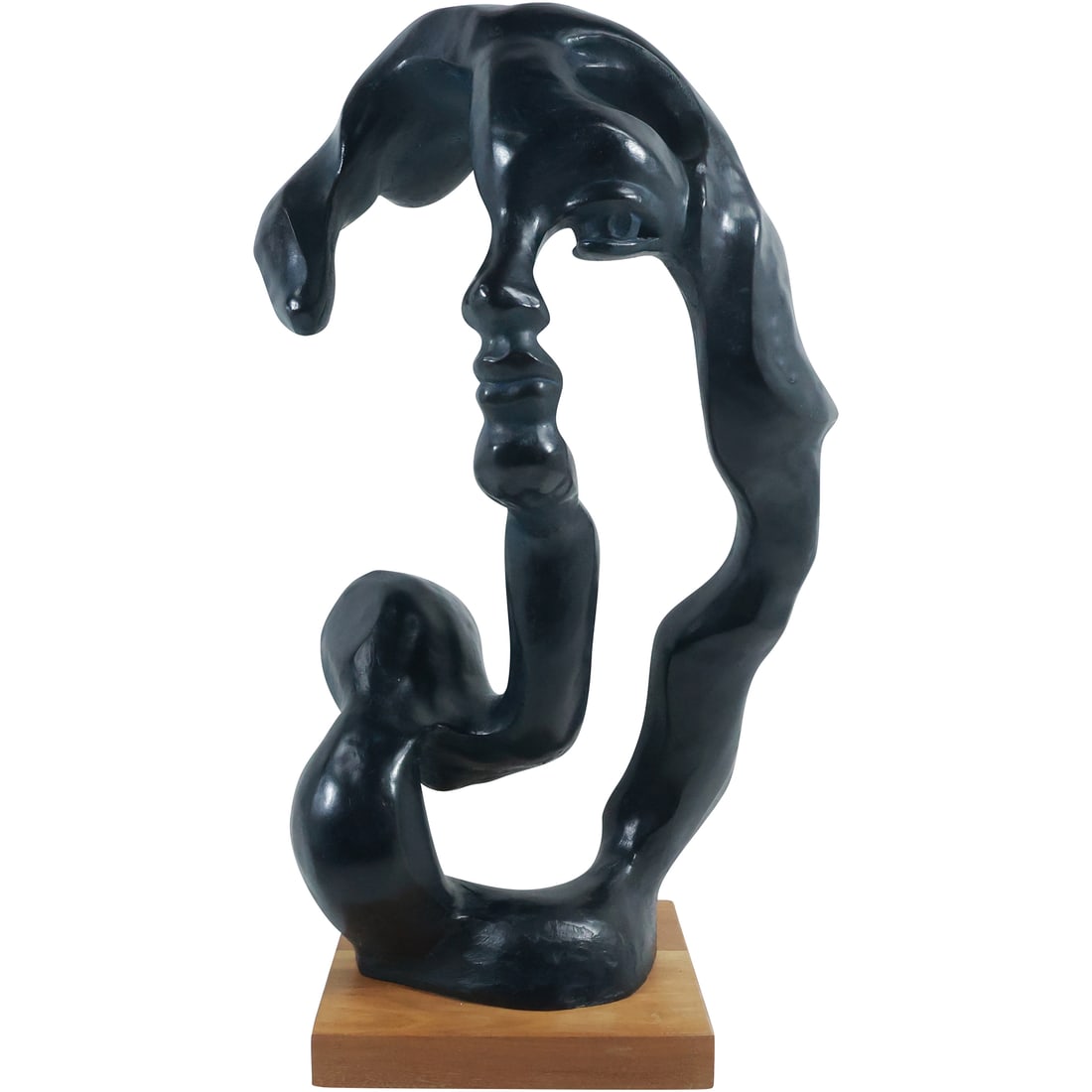 Large Surreal Abstract Sculpture Portrait of a Woman by Klara Sever for Austin Prod. 1979, 22.5 in. (1 of 20)