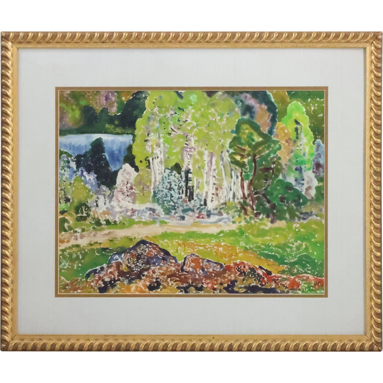 Gavriil Kondratievitsh Malysh (1907 - 1998) Ukraine / Russia, Watercolor Landscape, with Book (1 of 20)