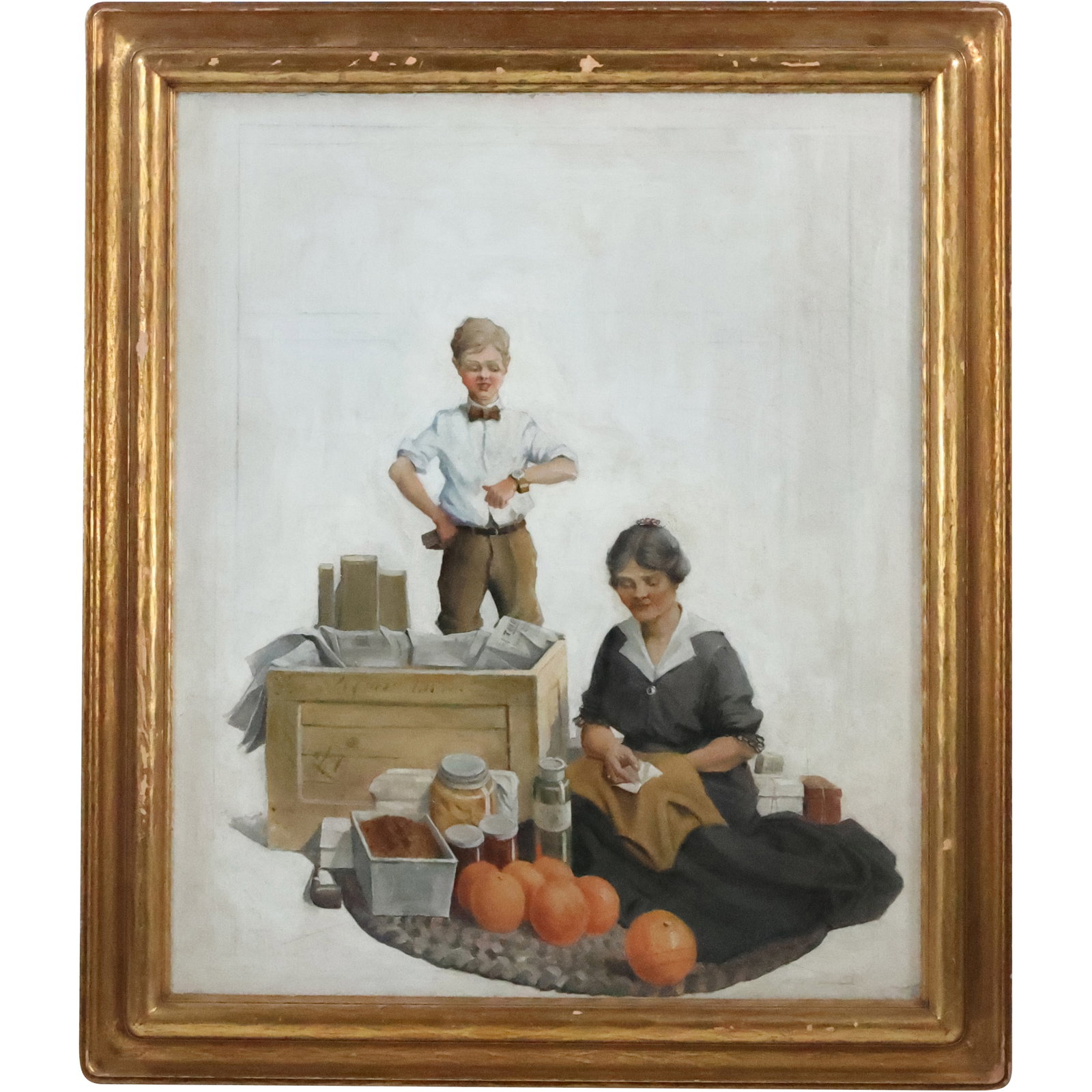 Joseph Kernan; American Illustration Oil - The Care Package (1 of 20)