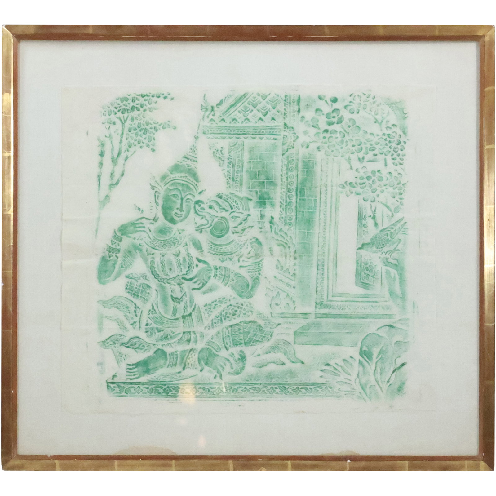 Early Thai Rubbing - Well Framed (1 of 20)