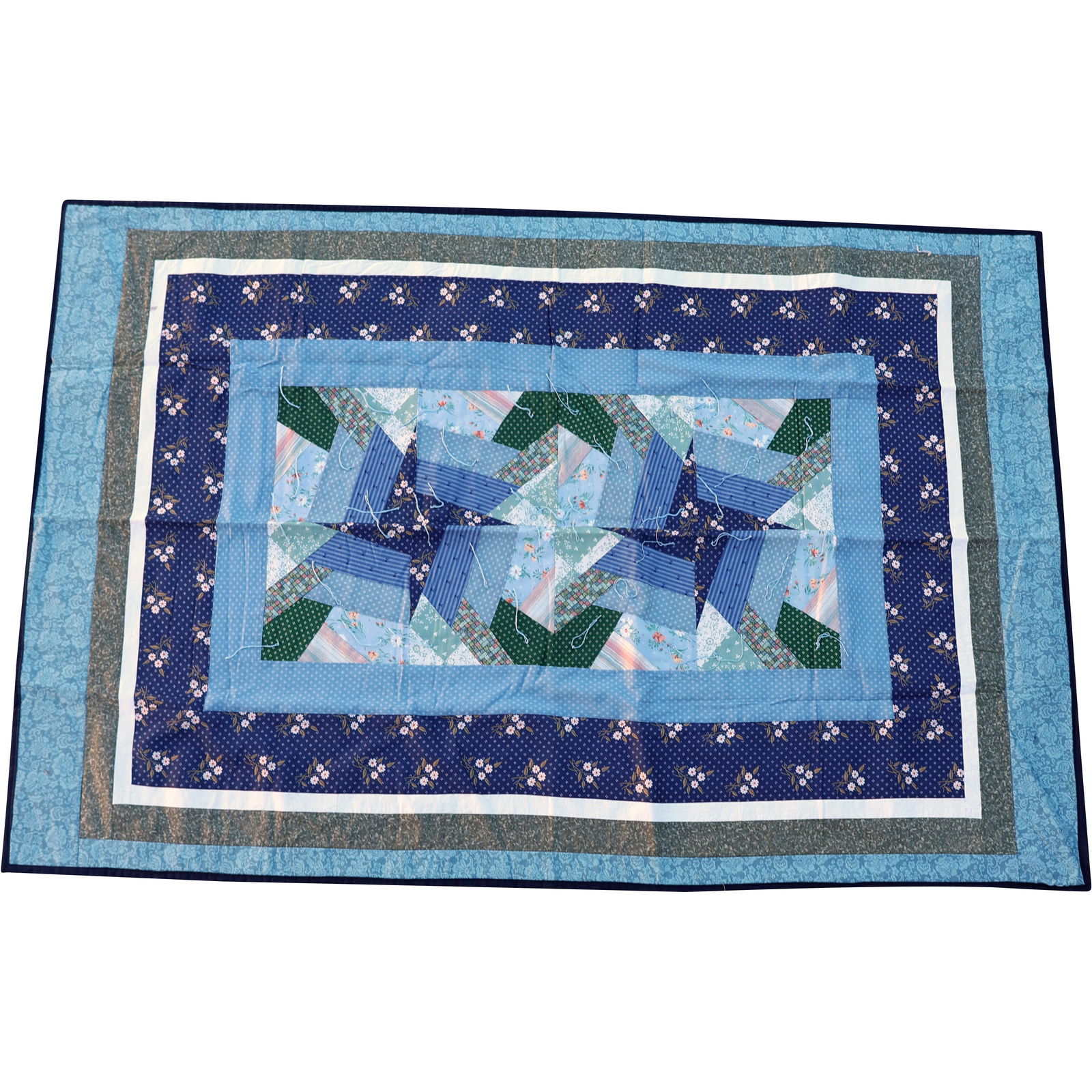 PRAYER QUILT Original Label on Verso 40 inches x 60 inches (1 of 20)