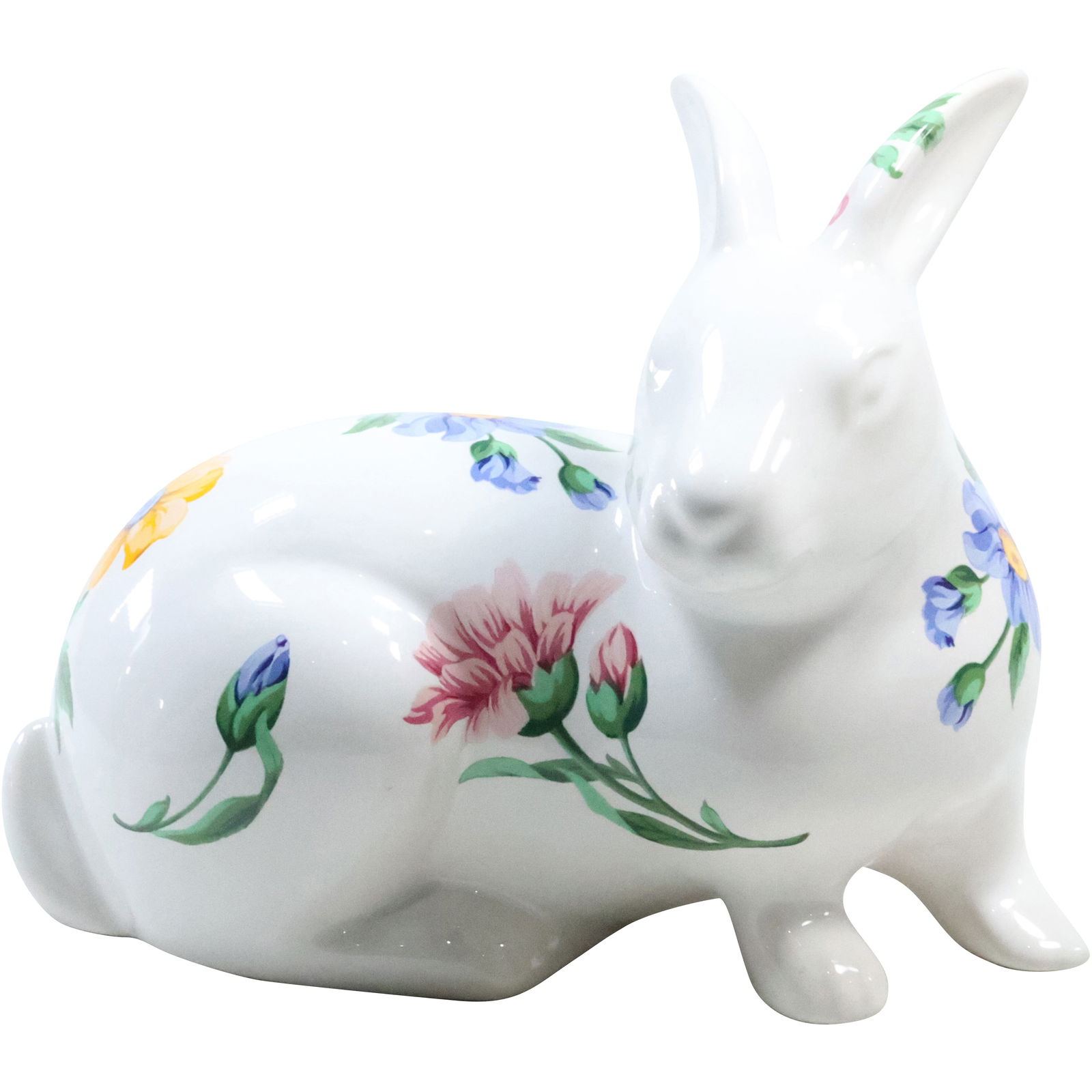 TIFFANY & CO Fine Porcelain Decorated RABBIT Figure Statue 9 inches length (1 of 20)