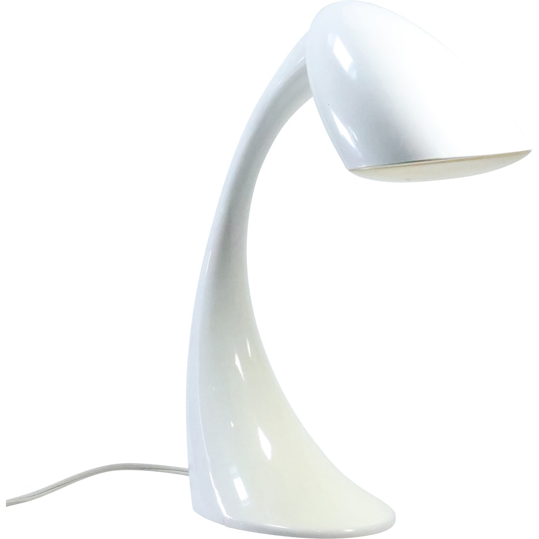 Vintage Verilux White Molded "Space - Age" Desk Lamp 16.25 inches height (1 of 20)