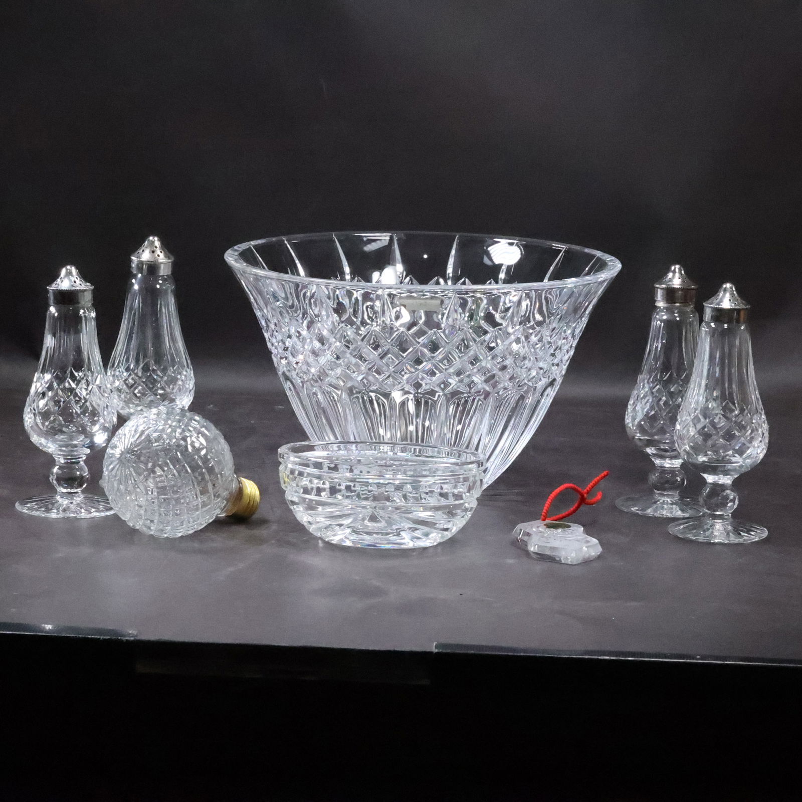Estate Grouping 8 Assorted Crystal Glass Items Including Waterford (1 of 20)