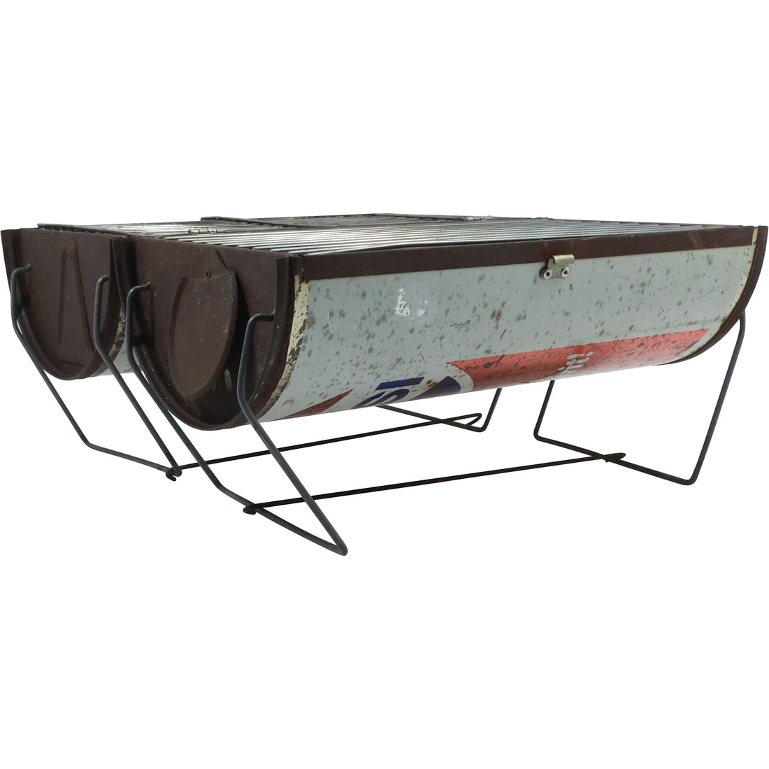 Unusual Vintage PEPSI LARGE SODA CAN TAILGATING BARBEQUE GRILL 14.5 inches length x 8.5 in.: Unusual Vintage PEPSI LARGE SODA CAN TAILGATING BARBEQUE GRILL 14.5 inches length x 8.5 in. size: 14.5x8.5