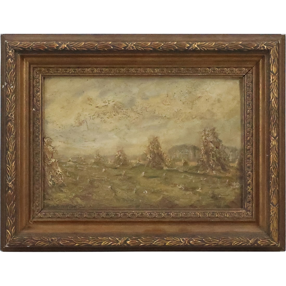 Signed Walde? Super Quality Impressionism Impasto Oil Painting Haystacks Field Landscape (1 of 20)