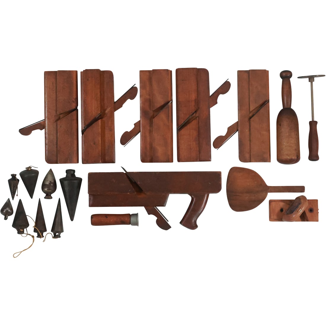 19 Assorted Antique Woodworking Tools , Planes, Etc. See Pictures (1 of 19)