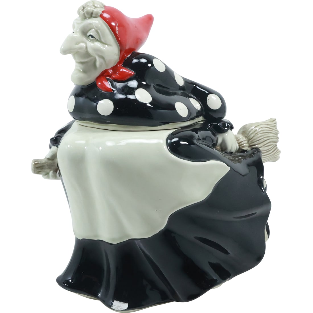 Fitz & Floyd Witch Ceramic Cookie Jar 10.5 in. x 10 in. (1 of 20)