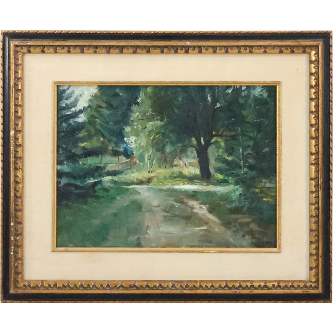 Signed SNER, Quality Vintage Impressionism Woodland Landscape, Framed (1 of 20)