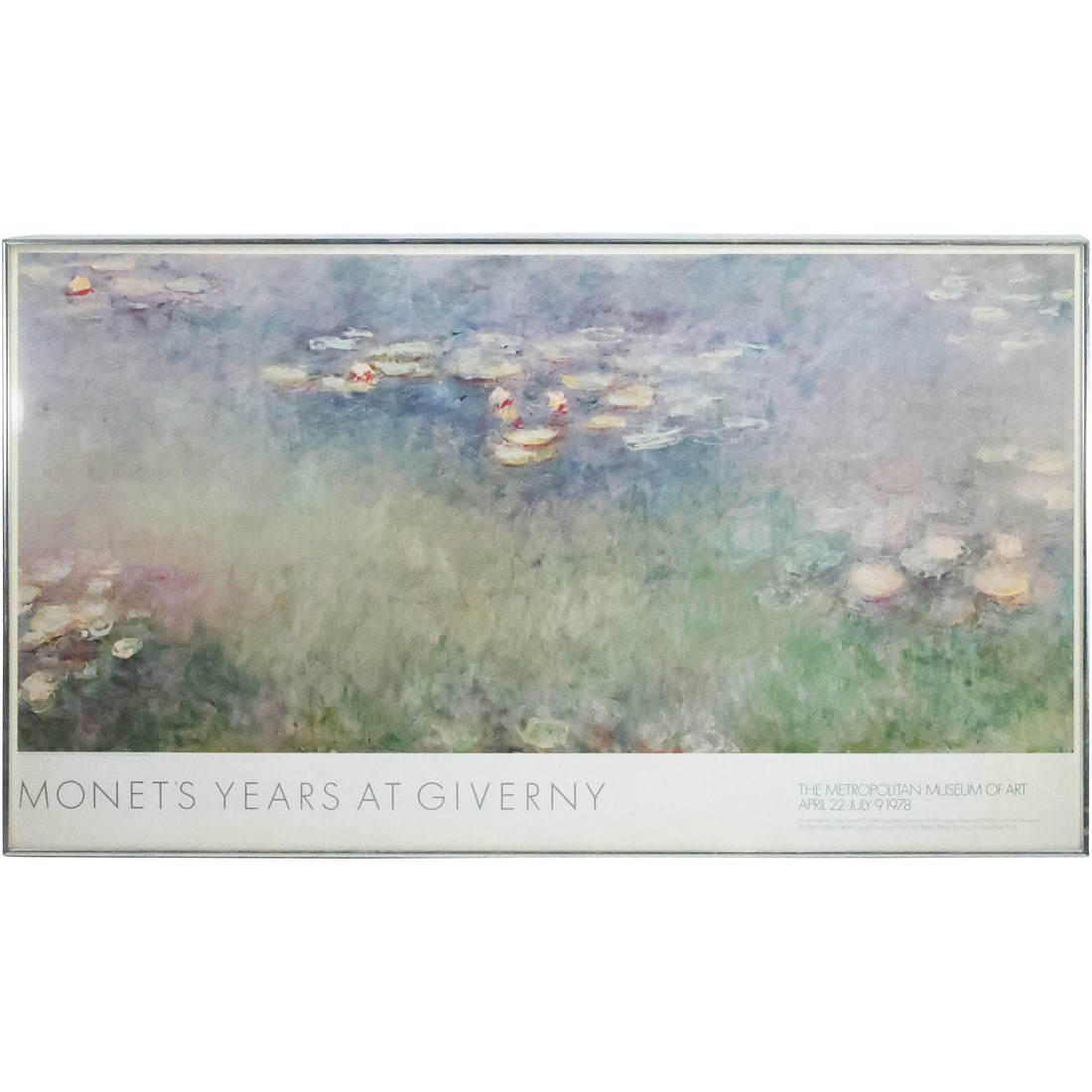 Framed Poster: Monet's Years at Giverny - Metropolitan Museum of Art 1978 (1 of 19)