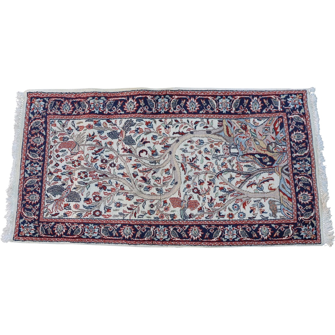 Hand Made Wool Persian Design Scatter Rug 29.5 inches x 57.5 inches (1 of 20)