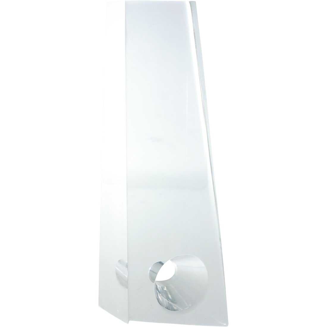 Mid-Century Modern Lucite Sculpture 8 inches height x 3.5 in. wide: Mid-Century Modern Lucite Sculpture 8 inches height x 3.5 in. wide. size: 8x3.5