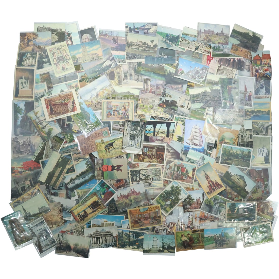 Estate Collection of 231 Assorted Vintage Post Cards  - Huge Variety (1 of 19)