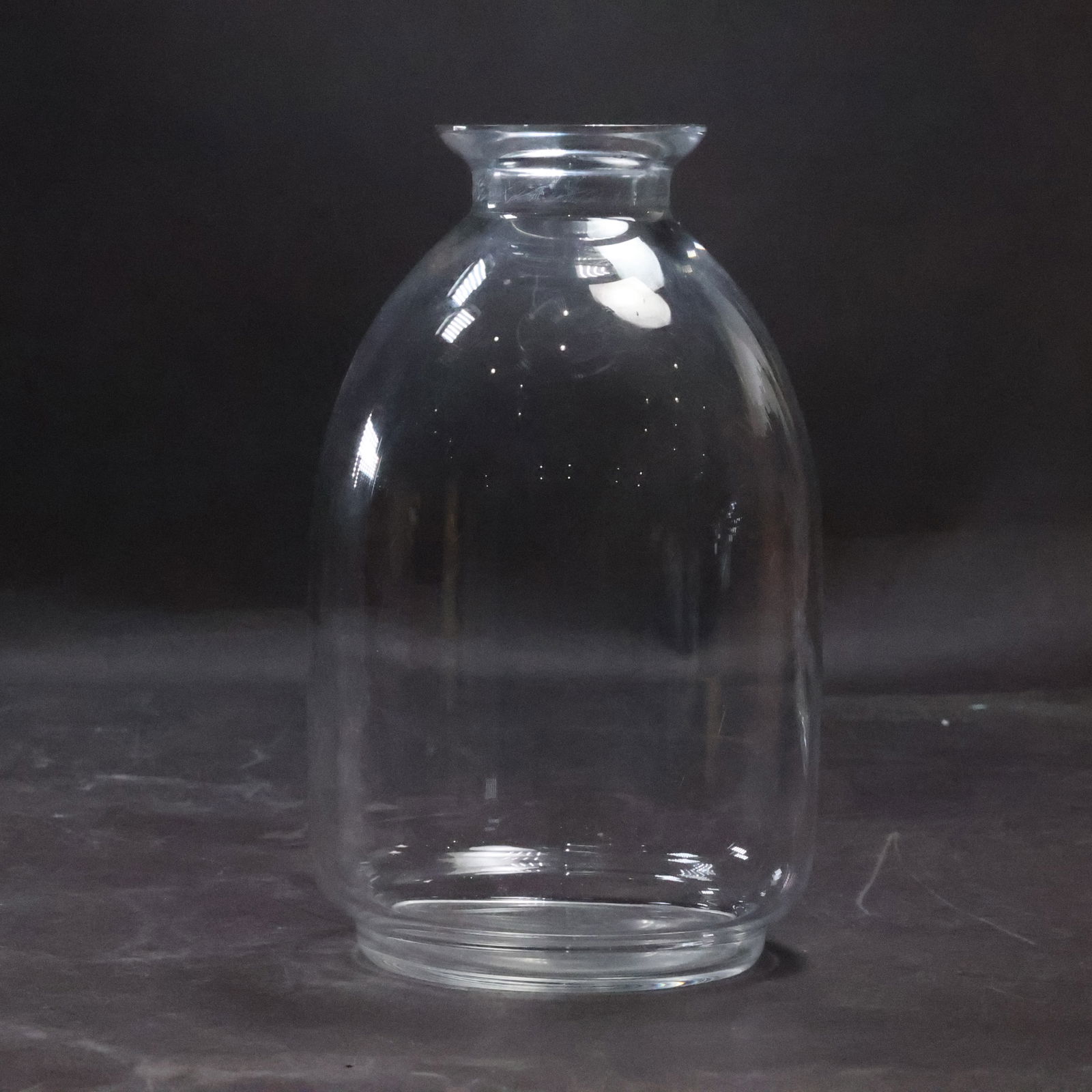 Signed LALIQUE FRANCE Crystal Glass Vase 7.25 in. height x 4.25 in. wide (1 of 15)
