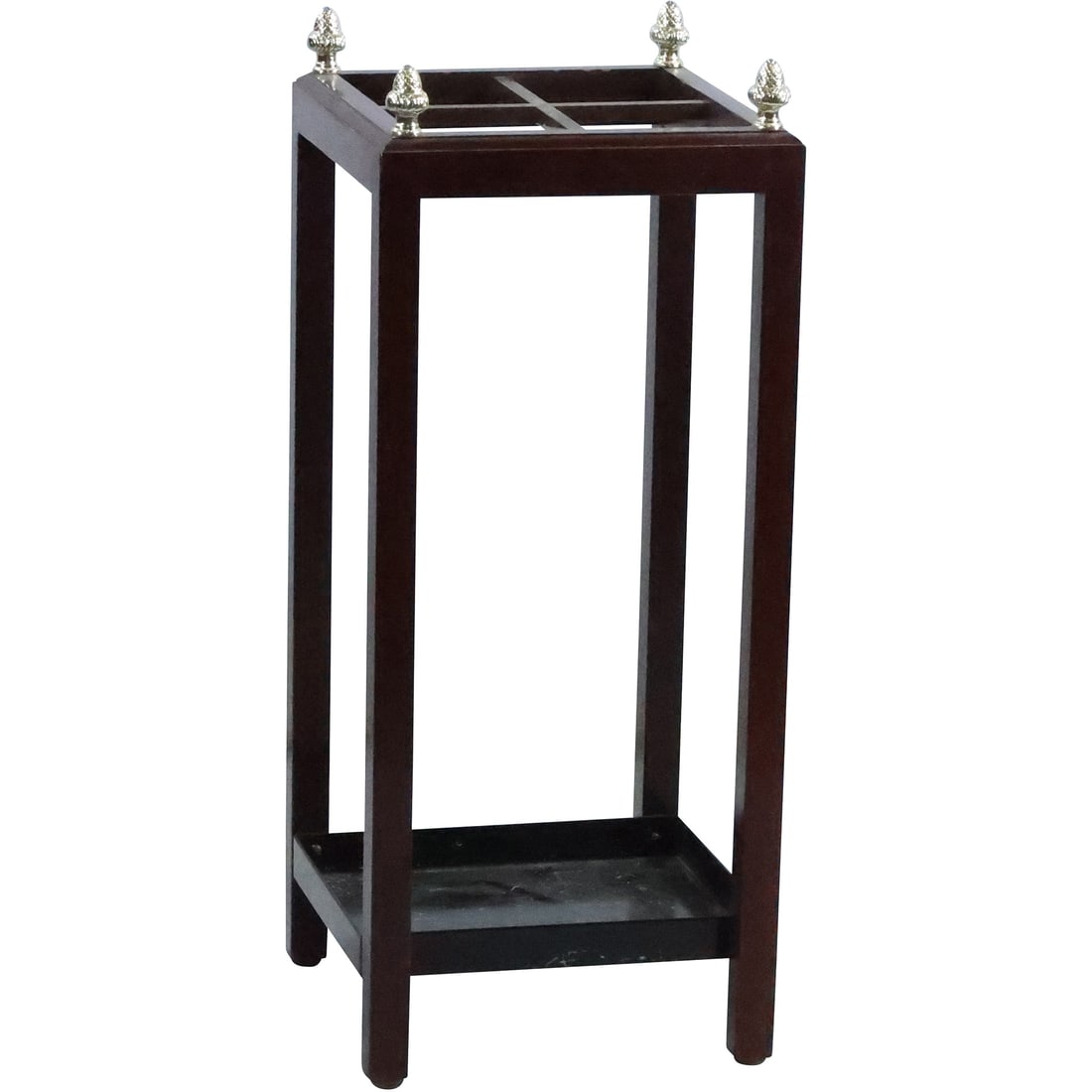 Classical Style Mahogany Umbrella Stand 22.25 in. height x 9.25 in. wide (1 of 20)