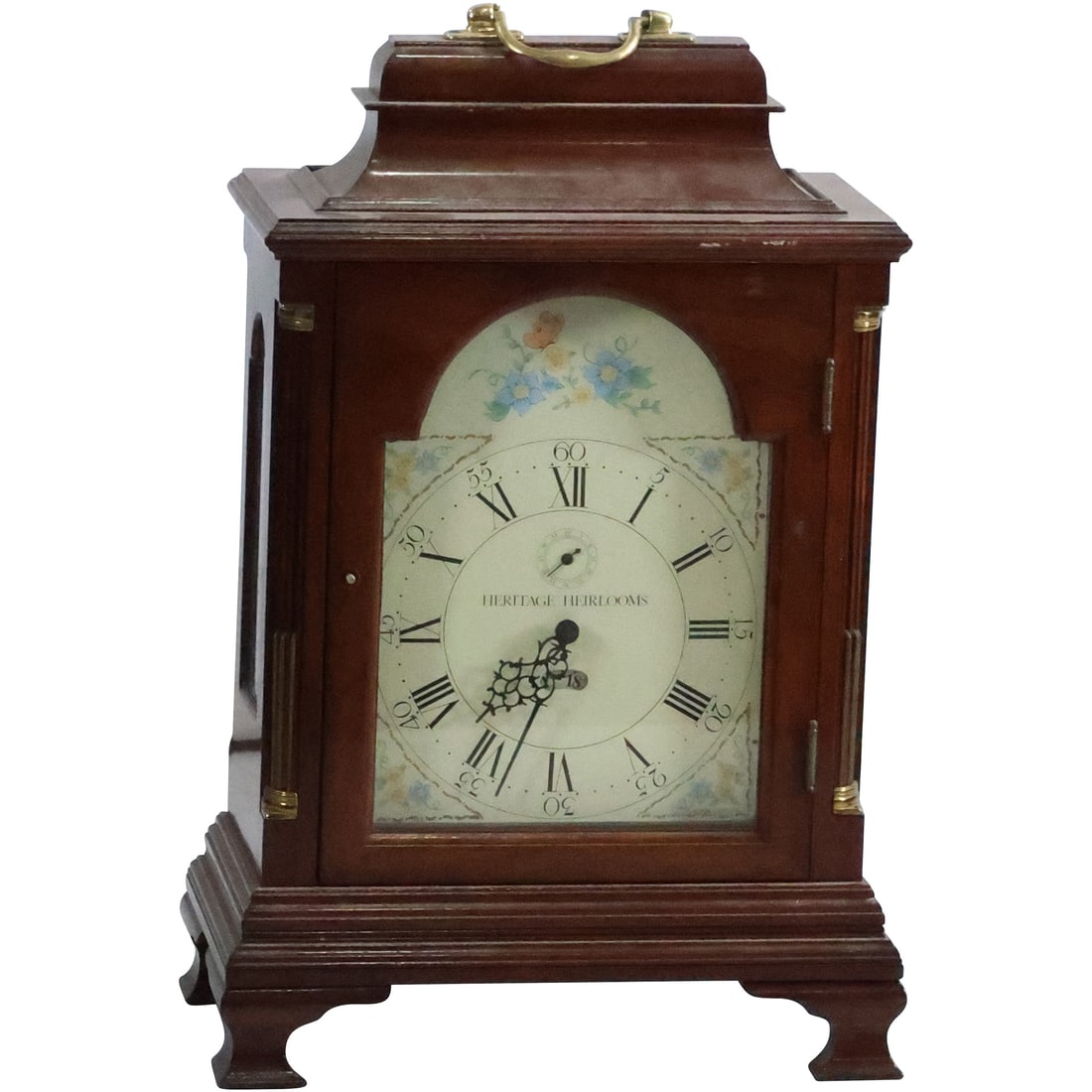 Heritage Heirlooms Mahogany Case Bracket Clock Kieninger Germany Brass Works 20.5 in. height (1 of 20)