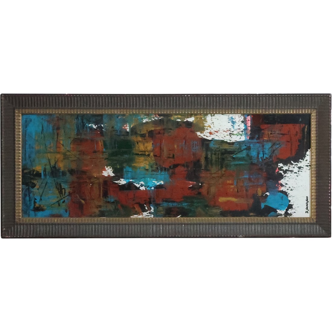 Dennis Sakelson, American, Oil on Board Painting Abstract, Signed and Framed (1 of 20)