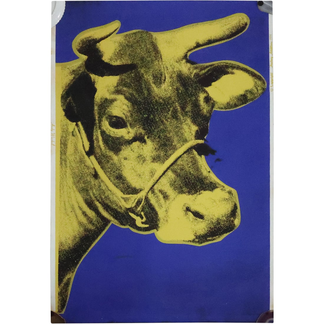 Andy Warhol "COW" Lithograph Print 45 inches x 29.75 inches (1 of 20)
