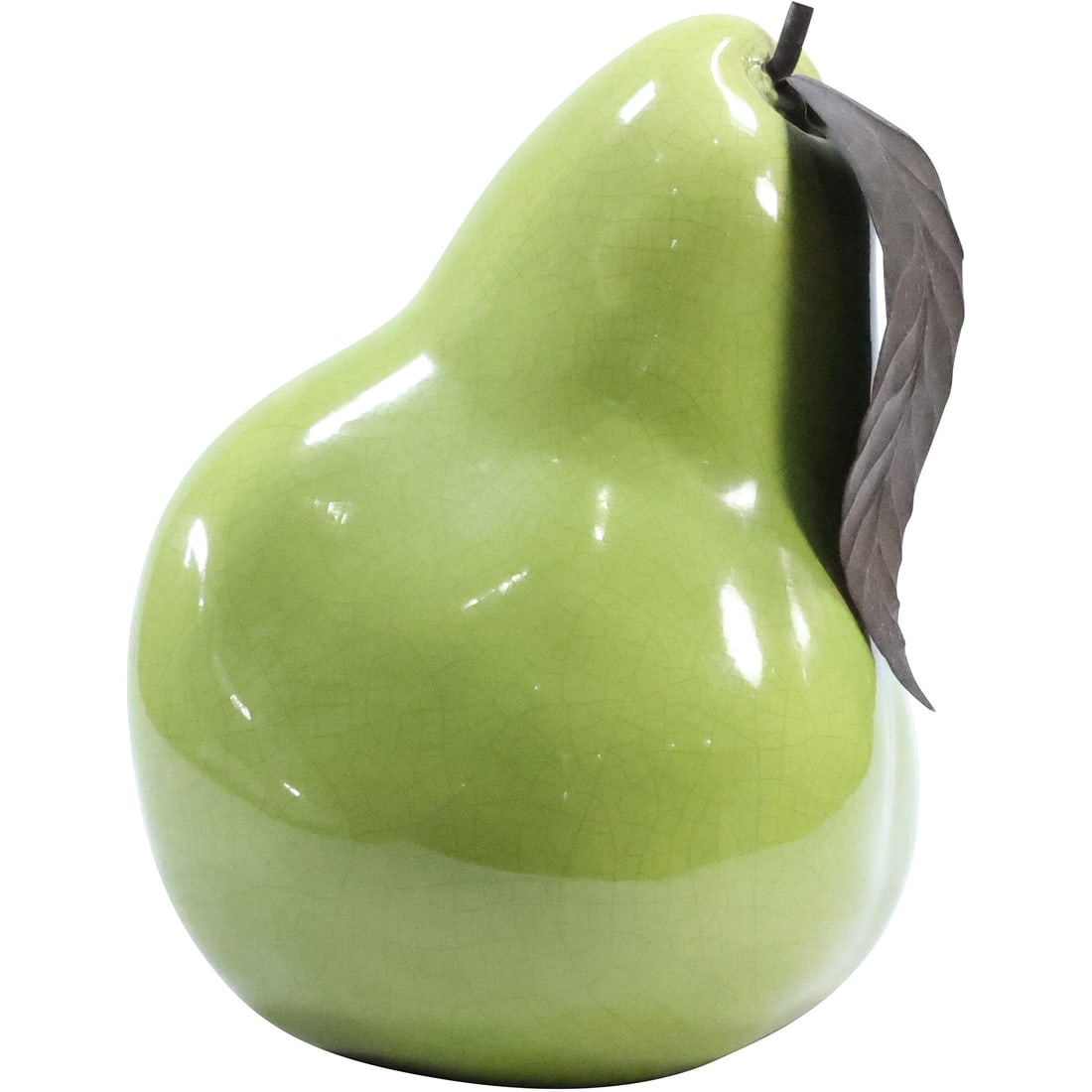 Large Ceramic PEAR Figure Stature Decorative Dining Accessory 11 inches height (1 of 20)