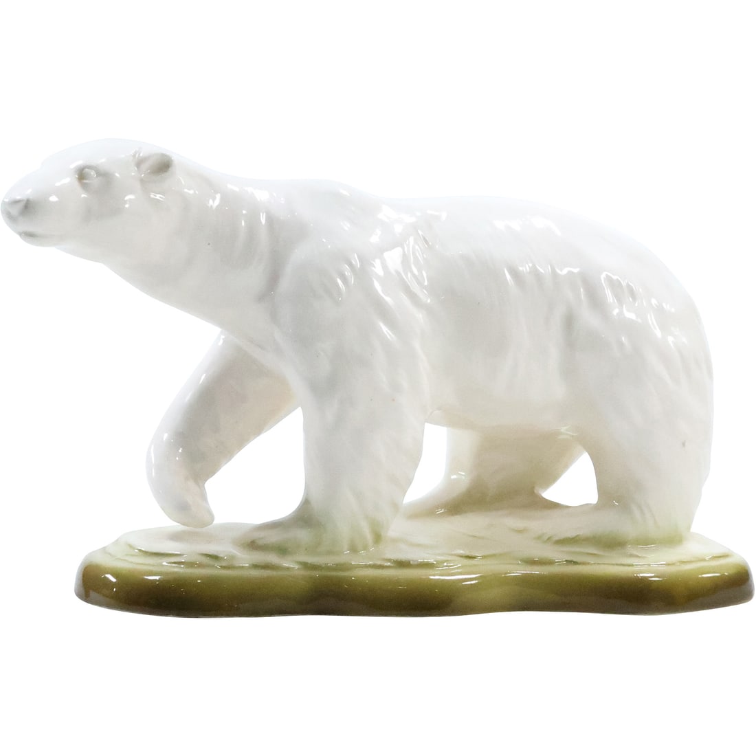 Polar Bear Ceramic Figure Statue by Mann 8.25 inches length (1 of 20)